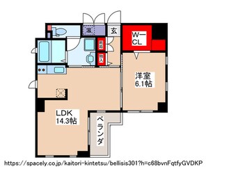 間取図 ベル・イシス