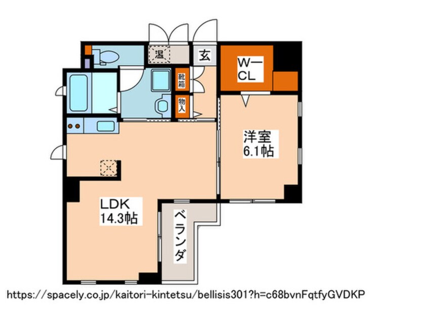 間取図 ベル・イシス