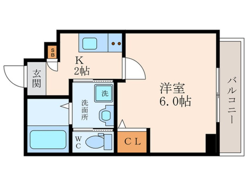 間取図 レーヴメゾン尼崎大物