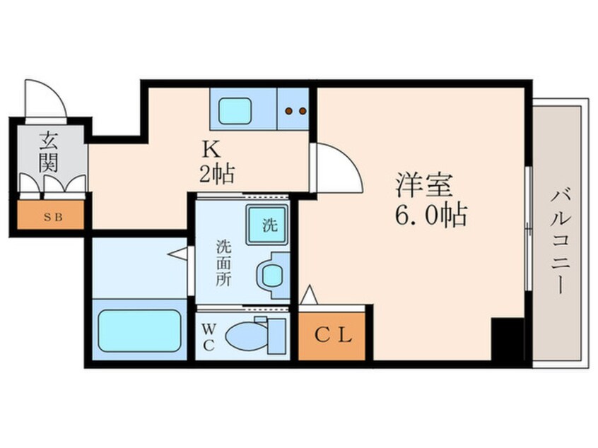 間取図 レーヴメゾン尼崎大物