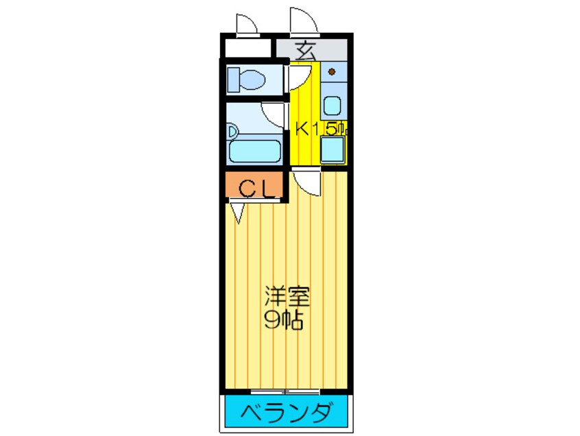 間取図 ア－バン千林Ａ棟