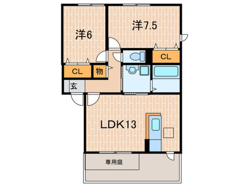 間取図 フェアリ－北館