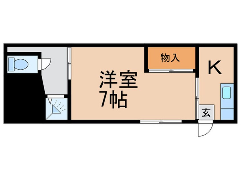 間取図 下瓦町路地貸家