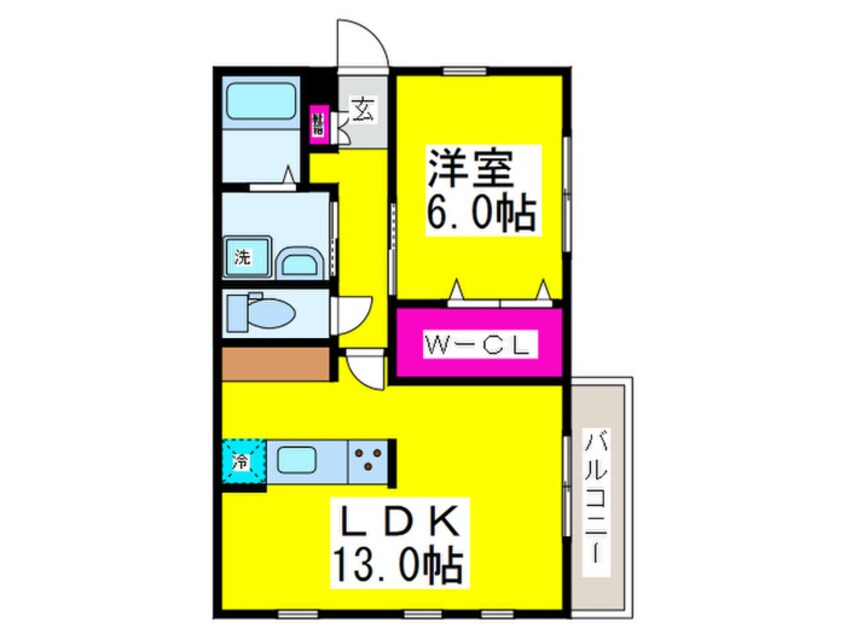 間取図 ウルス・ヴィラージュ