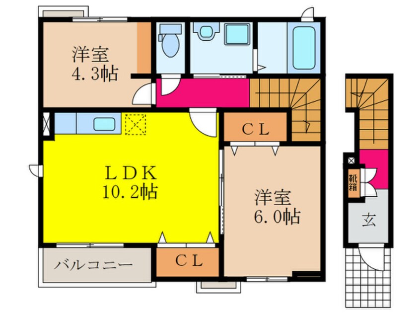 間取図 ラ・プランドール