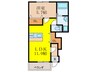 La　Clarte 1LDKの間取り