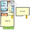 ｶｰｻｴｽｺｰﾄの間取図