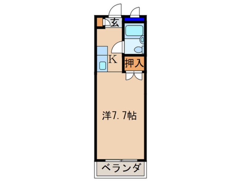 間取図 メゾンナガサワ