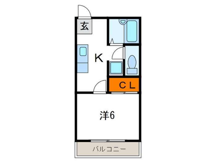 間取り図 リバーサイド山手A棟