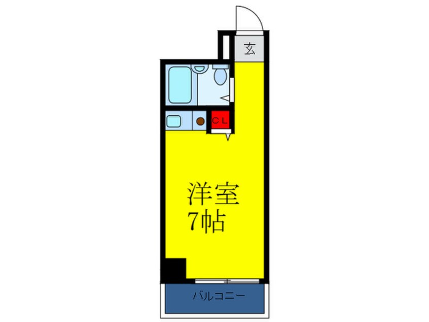 間取図 スカイハイツ中野