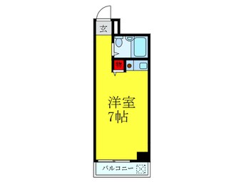 間取図 スカイハイツ中野