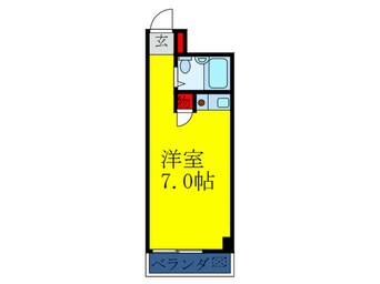 間取図 スカイハイツ中野