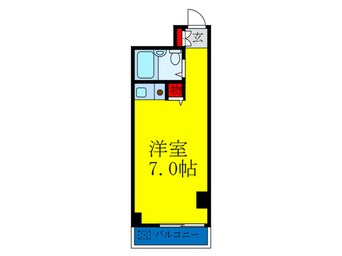 間取図 スカイハイツ中野