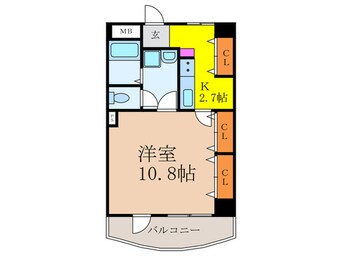 間取図 ﾄﾞｲﾏﾝｼｮﾝ