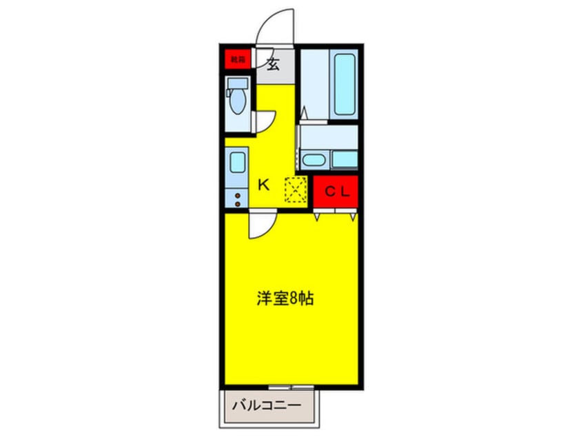 間取図 プリマヴェーラ和泉府中