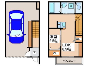 間取図 あんしん+VieM玉手町13-1016