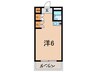 アルビオン西明石 1Rの間取り