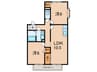 ＣＡＳＡ　ＩＫＵＭＡＴＡ　Ⅴ 2LDKの間取り