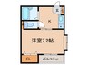 ドリームハイツ 1Kの間取り