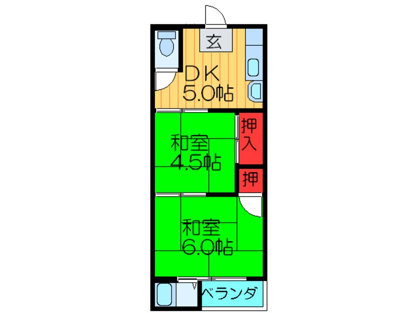 間取図 毎弘ビル