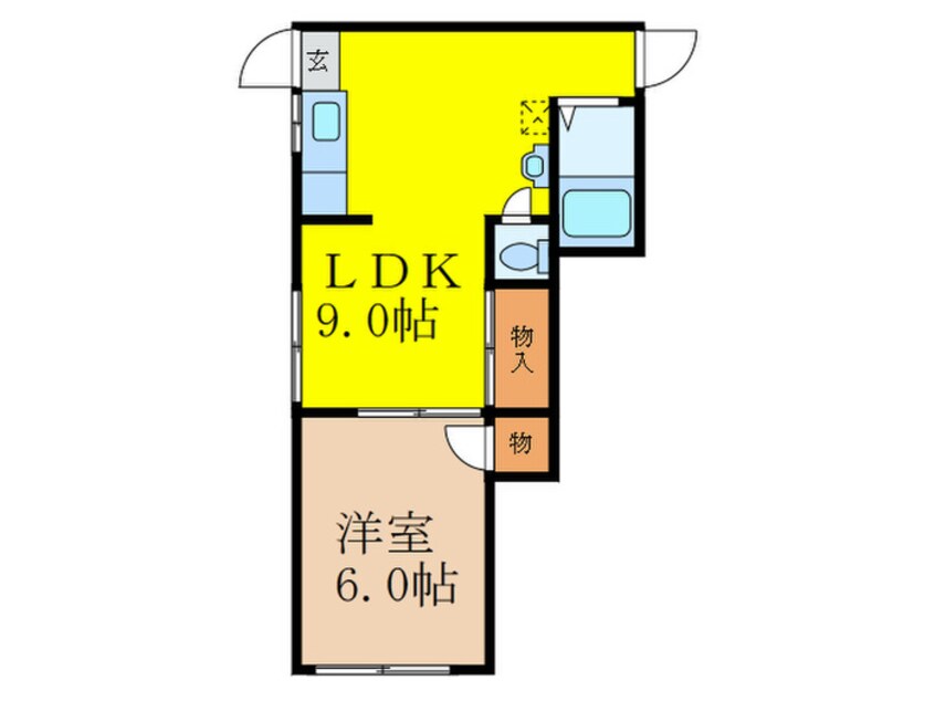 間取図 吹東ﾊｲﾂ