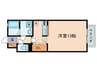 シャルマン 1Rの間取り