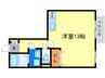シャルマン 1Rの間取り