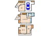 甲陽園本庄町貸戸建 3LDKの間取り