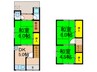橋本貸家２戸一 3DKの間取り