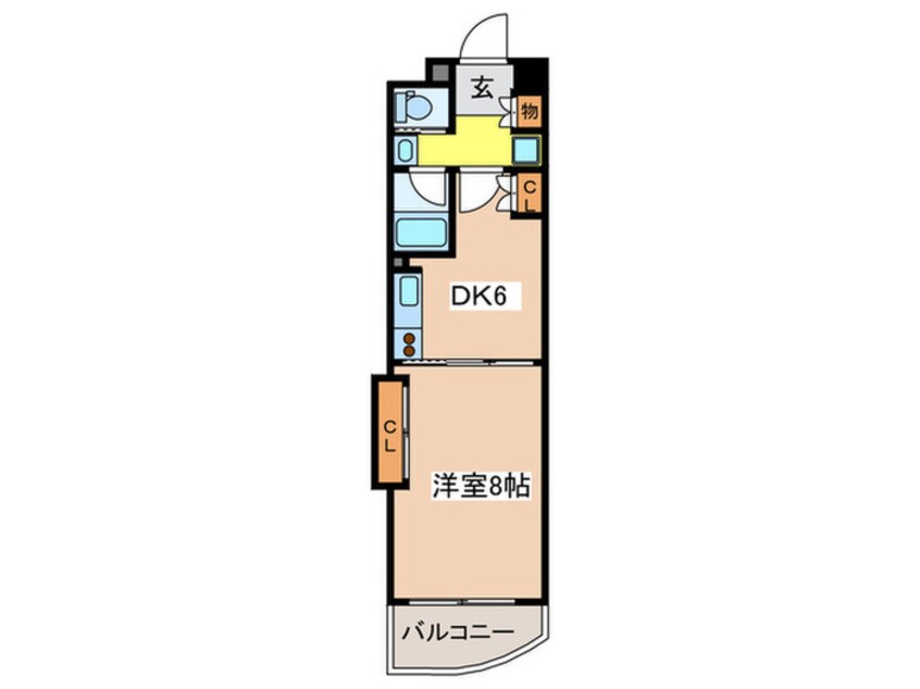 間取図 コンソラ－レ日本橋