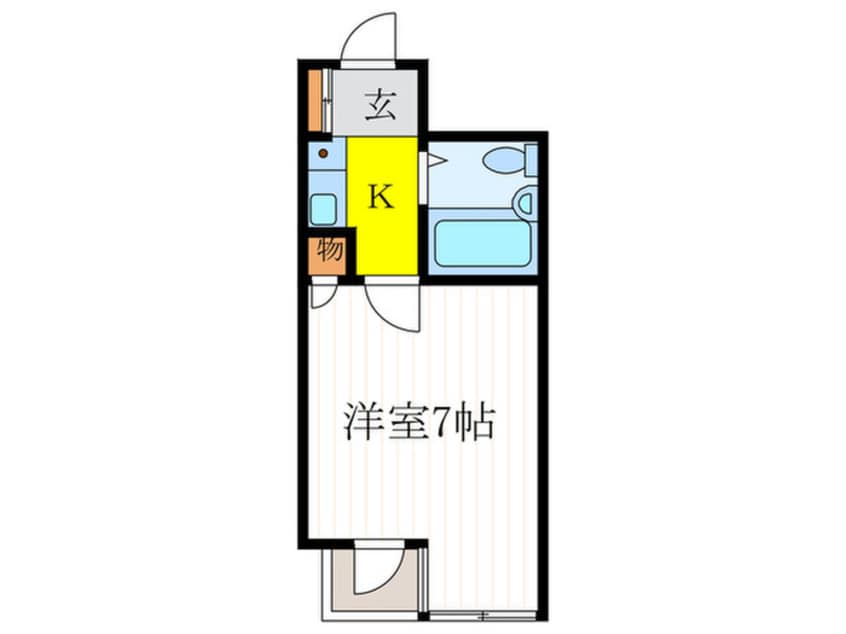 間取図 ナルド北白川