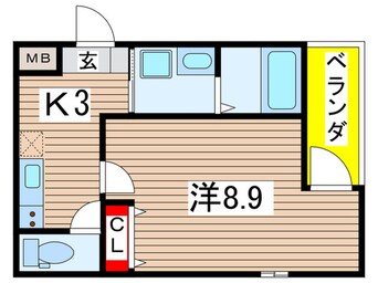 間取図 フジパレス水堂町