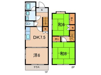 間取図 ＹＯＫハイムⅡ(１０号・１１号)