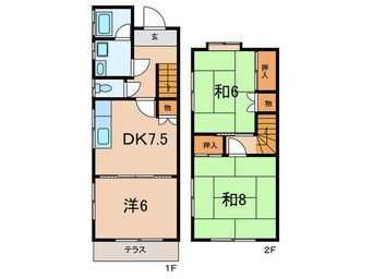 間取図 ＹＯＫハイムⅡ(１０号・１１号)