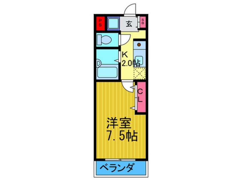 間取図 ラフィット・ソルティ