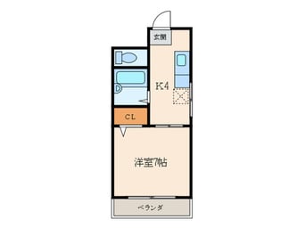 間取図 ジュネス南塚口