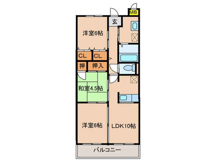 間取り図 ヴィラグラディオ