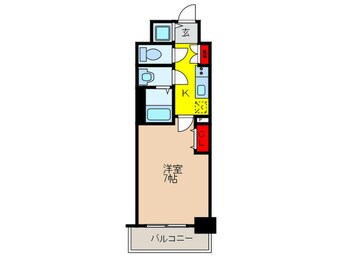 間取図 ファーストフィオーレ新梅田