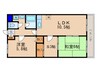 メゾンエスポワール 2LDK+Sの間取り