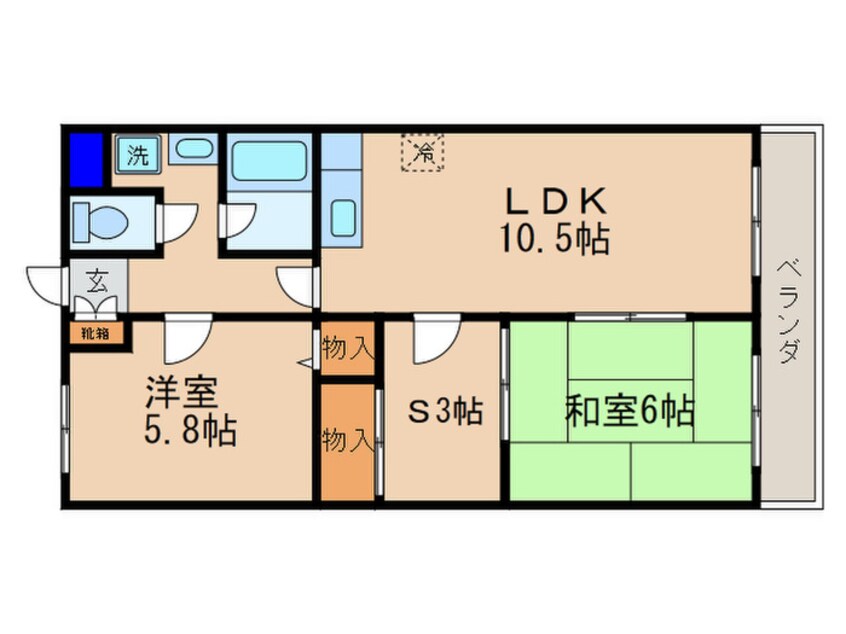 間取図 メゾンエスポワール