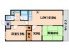 メゾンエスポワール 2LDK+Sの間取り