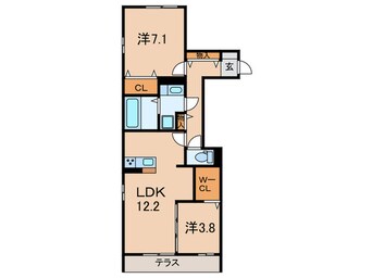 間取図 シャルムソレイユⅠ番館