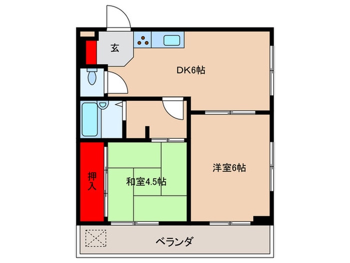 間取り図 メゾン南花屋敷