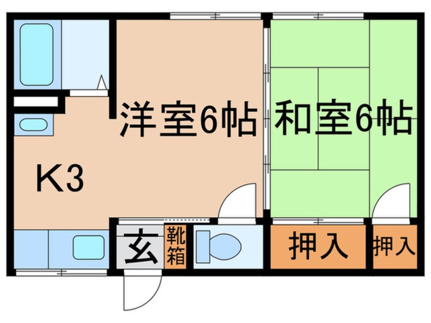 間取図 小林アパート