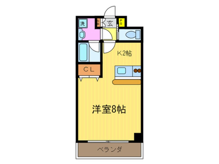 間取図 グランスクエア中久世