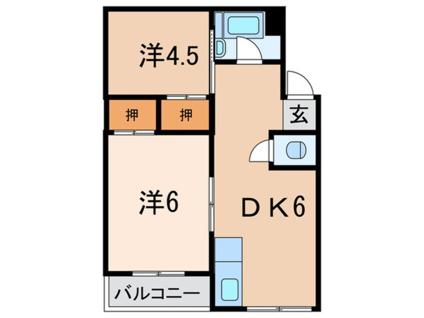 間取図 川崎マンション