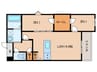 KOGIResidence若江本町 2LDKの間取り