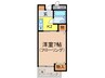 石橋パ－クヒルズ 1Kの間取り