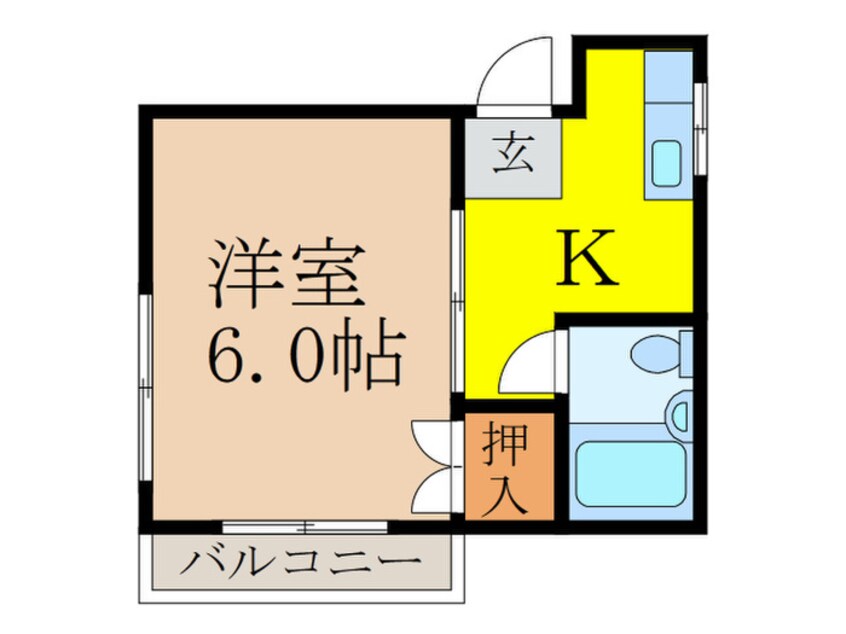 間取図 オガタハイツ