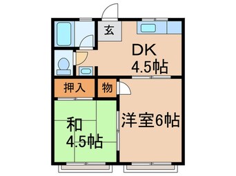 間取図 千鳥ケ丘ハイツ